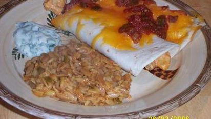 Easy Cheesy Chicken Enchiladas With Yogurt Sauce Recipe Food Com Do you love chicken enchiladas as much as we do? easy cheesy chicken enchiladas with yogurt sauce