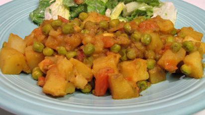 Nepalese Potato Tomato And Pea Curry Recipe Food Com