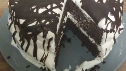 Tuxedo Cake Recipe Food Com