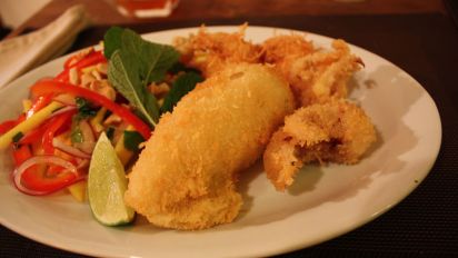 Prawn And Chicken Stuffed Calamari Thai Style Recipe Food Com