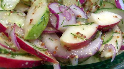 Apple Pear Cucumber Salad Recipe Food Com