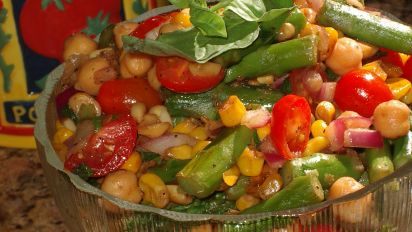 Chickpea Asparagus And Corn Saute Recipe Food Com Dredge patties in 1 tablespoon cornmeal. chickpea asparagus and corn saute