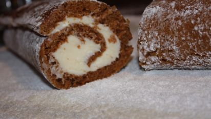 The Best Pumpkin Roll Recipe Thanksgiving Food Com