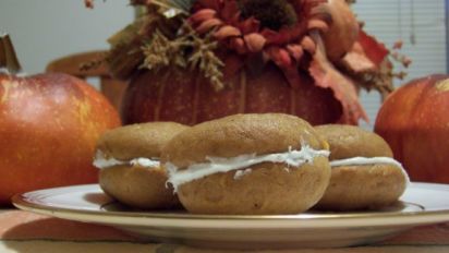 Wicked Pumpkin Whoopie Pies Recipe Food Com