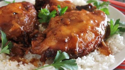Crock Pot Garlic Brown Sugar Chicken Recipe Food Com These brown sugar garlic chicken thighs are your new favorite chicken dish, believe me it's just that good. crock pot garlic brown sugar chicken