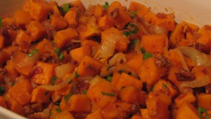 Hot Sweet Potato Salad Recipe Food Com