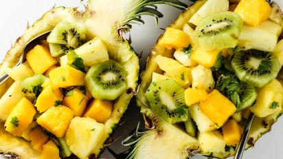 Mango Pineapple Kiwi Salad Recipe Food Com
