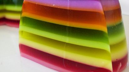 Rainbow Ribbon Mold Recipe Food Com