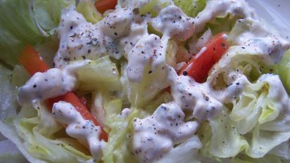 Creamy Blue Bleu Cheese Dressing Recipe Food Com