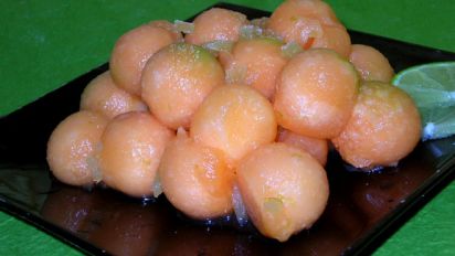 Ginger Lime Melon Balls Recipe Food Com