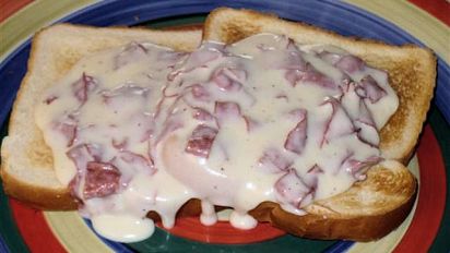 Creamed Chipped Beef On Toast Recipe Food Com