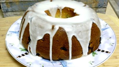 Blueberry Lemon Cream Cheese Pound Cake Recipe Food Com