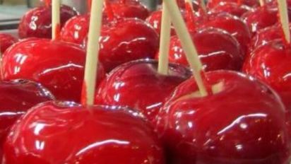 Old Fashioned Red Candied Apples Recipe Food Com