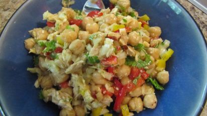 Chickpea And Tuna Salad Recipe Food Com