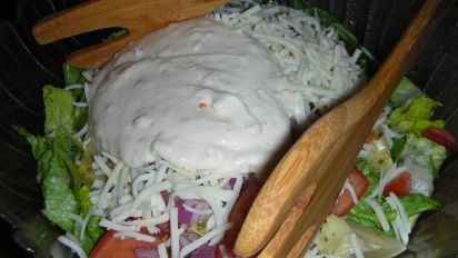 Cheesy Italian House Salad With Parmesan Dressing Recipe Italian