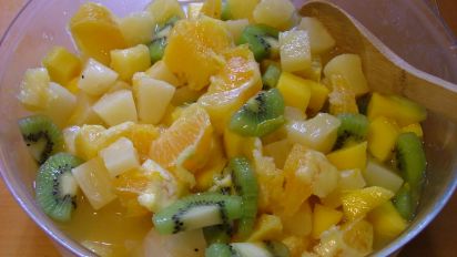 Fat Free Fresh Tropical Fruit Salad Recipe Food Com