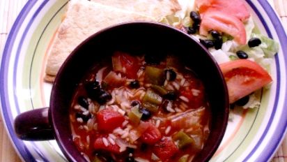Salsa Stoup Rachael Ray 30 Minute Meals Recipe Healthy Food Com