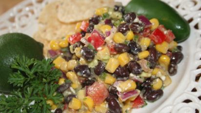 Honey Lime Black Bean Corn Salad Recipe Food Com