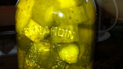 Old Fashioned Sweet Nine Day Pickles Recipe Food Com