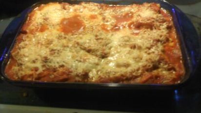 Chicken Baked Ricotta Manicotti Recipe Italian Food Com