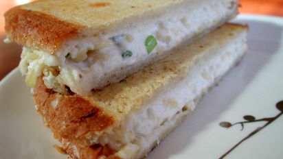 Grilled Crab And Cheddar Sandwich Recipe Food Com