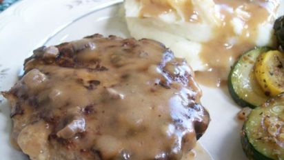 Hamburger Steak And Gravy Recipe Food Com