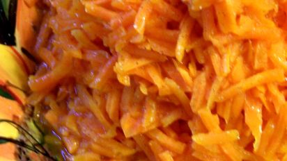 Orange Glazed Shredded Carrots Reduced Or Low Fat Recipe Food Com