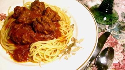 Slow Cooked Spaghetti And Meatballs Recipe Food Com