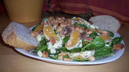 Arugula Salad With Oranges Feta And Sugared Pistachios Recipe