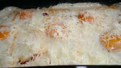 Sunny Side Up Brunch Egg And Bacon Casserole Recipe Food Com Making a filling breakfast for a bunch of people can be hard to swing, so we made it easy by putting everything into a casserole. sunny side up brunch egg and bacon casserole