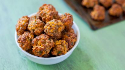 Spicy Sausage Balls Recipe Food Com
