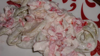 Jennifer S Crab Pasta Salad Recipe Food Com