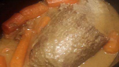 Eye Of Round Roast Slow Cooker Kittencal S Slow Cooker Eye Of Round Roast With Gravy Recipe Food Com
