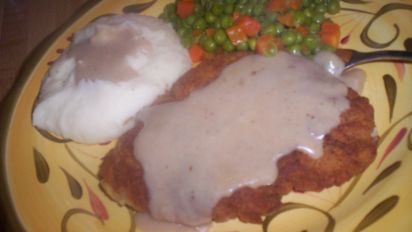 Old Fashioned Chicken Fried Steak With Pan Gravy Recipe Food Com