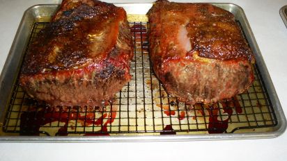 Roast New York Strip Loin With Garlic Herb Crust Recipe Food Com