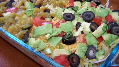 Super Bowl Taco Dip Recipe Food Com