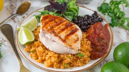 Chili S Margarita Grilled Chicken And Belinda S Mexican Rice Recipe Food Com
