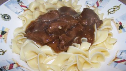 Beef Tips Over Noodles Recipe Food Com