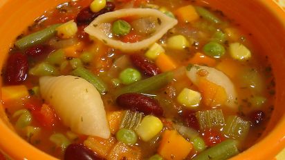 low fat minestrone soup