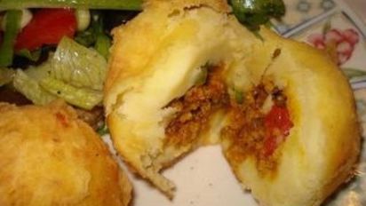 Rellenos De Papa Stuffed Mashed Potatoes Recipe Food Com