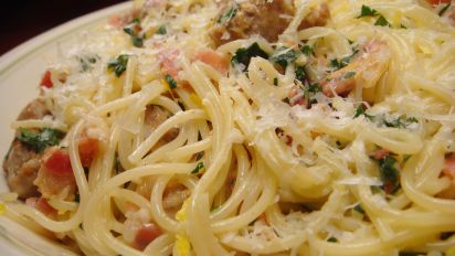 Sausage Carbonara