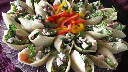 Chopped Salad Appetizer Shells Recipe Food Com