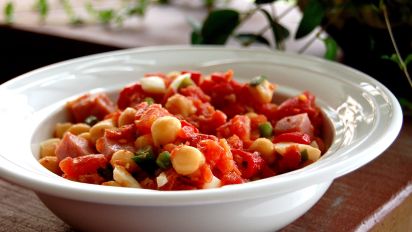 Spanish Chickpea Salad Recipe Food Com