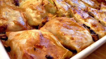 Cabbage Hamburger Casserole Cream Of Mushroom Soup Cabbage Rolls With Mushroom Soup Recipe Food Com