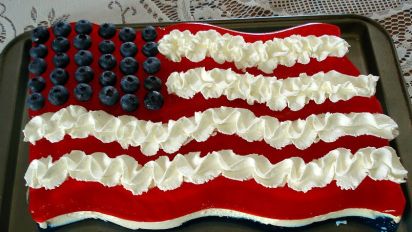 Red White And Blue Jello Flag Recipe Food Com