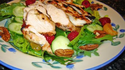 Grilled Raspberry Chicken Salad Recipe Food Com
