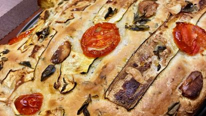 Focaccia Using Bread Machine For The Dough Recipe Food Com