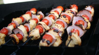 mini chicken kebabs