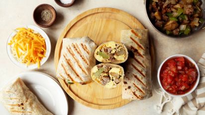 Grilled Breakfast Burrito Recipe Food Com Myrecipes has 70,000+ tested recipes and videos to help you be a better cook. grilled breakfast burrito