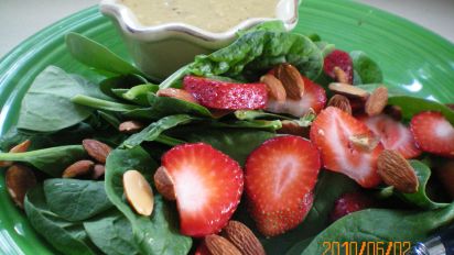 Strawberry Spinach Chicken Salad Recipe Food Com